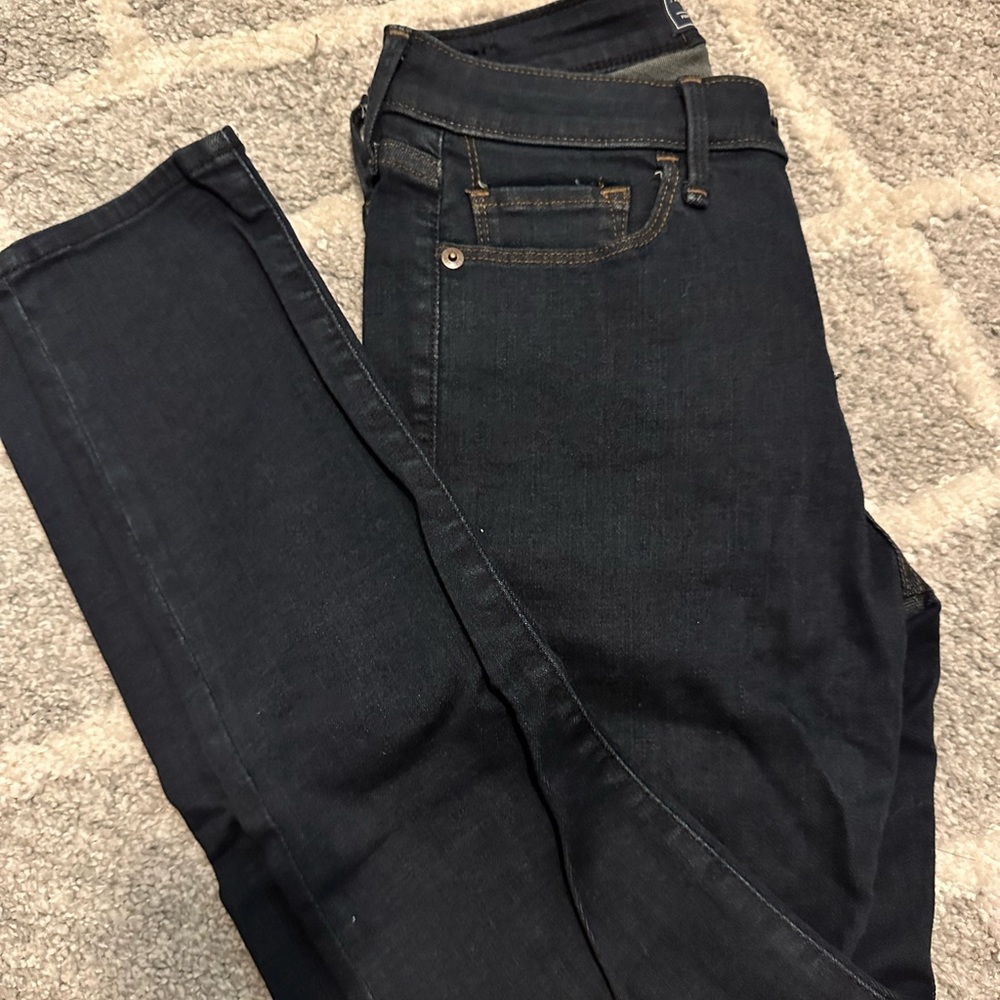 Dark blue jeans